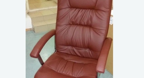 Обтяжка офисного кресла. Шадринск